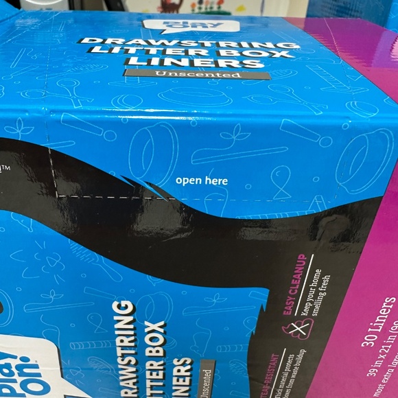 Play On Drawstring Cat Litter Liners jumbo - Picture 3 of 4